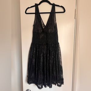 Free People Size Small Black Dress